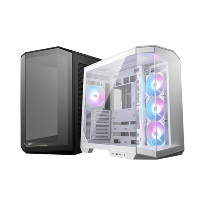 MSI MAG PANO 100R PZ WHITE, Global, 2xUSB 3.2 Gen 1, 1xUSB 3.2 Gen2 Type-C, 3x120mm ARGB Reverse Bla [MAG PANO 100R PZ WHI]