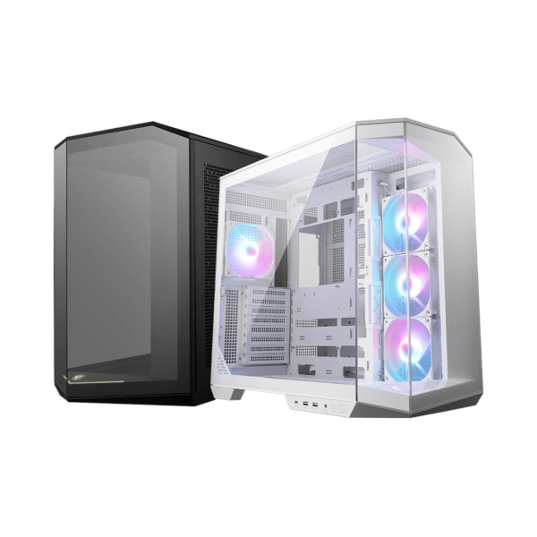 MSI MAG PANO 100R PZ WHITE, Global, 2xUSB 3.2 Gen 1, 1xUSB 3.2 Gen2 Type-C, 3x120mm ARGB Reverse Bla [MAG PANO 100R PZ WHI]