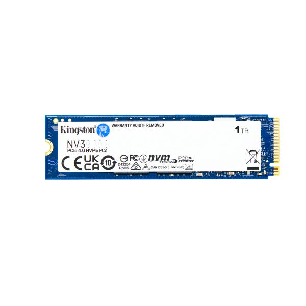 Kingston NV3 - M.2 2280 NVMe SSD - 1 TB, M.2 - 6000 MB/s [SNV3S/1000G]