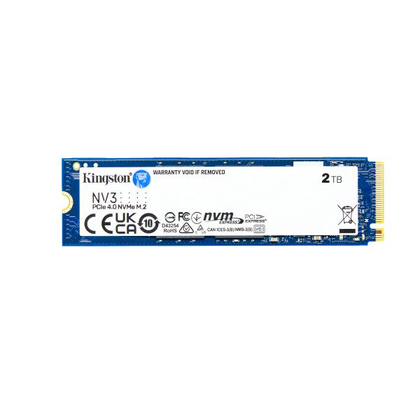 KINGSTON SSD INTERNO NV3 NVM 2TB M,2 PCIe 4,0 R/W 3500/2800 [SNV3S/2000G]