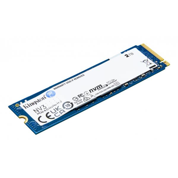 KINGSTON SSD INTERNO NV3 NVM 2TB M,2 PCIe 4,0 R/W 3500/2800 [SNV3S/2000G]