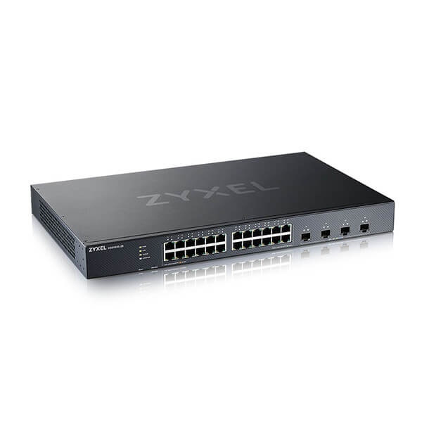 ZYXEL SWITCH WEB MANAGED LAYER 3 LITE, 24 PORTE GIGABIT + 4 PORTE 10GBE SFP+ - IPV6, VLAN, QOS, IGMP [XGS1935-28-EU0101F]