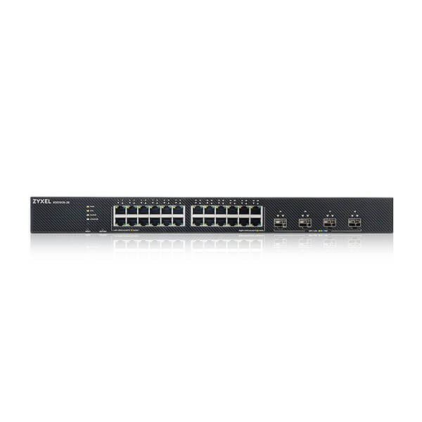 ZYXEL SWITCH WEB MANAGED LAYER 3 LITE, 24 PORTE GIGABIT + 4 PORTE 10GBE SFP+ - IPV6, VLAN, QOS, IGMP [XGS1935-28-EU0101F]