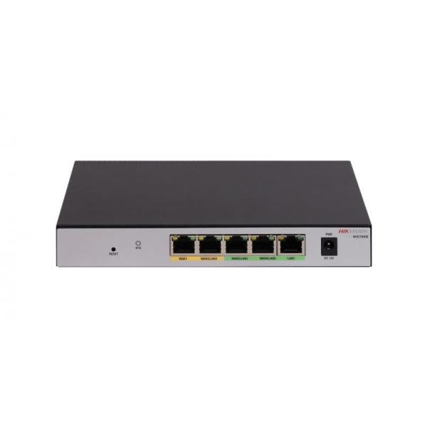 Hikvision DS-3WG105G-SI router cablato Gigabit Ethernet Nero, Grigio [DS-3WG105G-SI]