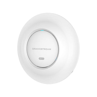 Grandstream GWN7664E Indoor AX6000 Wi-Fi 6 Access Point, 4x4:4 2.4/5G, 2x 2.5GbE, PoE, up to 175m coverage, up to 512 wireless clients, 6Gbps aggregate wireless throughput, 50 AP local controller.. [GWN7664E]