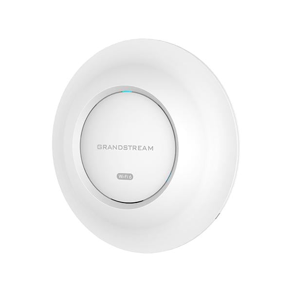 Grandstream GWN7664E Indoor AX6000 Wi-Fi 6 Access Point, 4x4:4 2.4/5G, 2x 2.5GbE, PoE, up to 175m coverage, up to 512 wireless clients, 6Gbps aggregate wireless throughput, 50 AP local controller.. [GWN7664E]