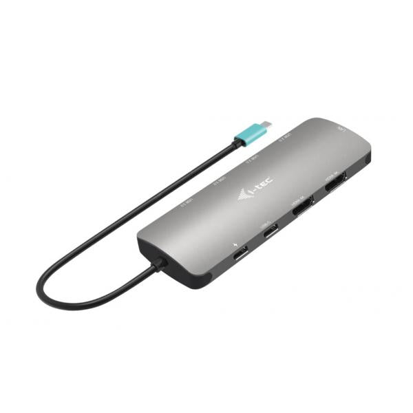 I-TEC USB-C METAL NANO 2X HDMI DOCKING STATION, PD 100W + CHARGER 100W [C31NANOHDM2D100]