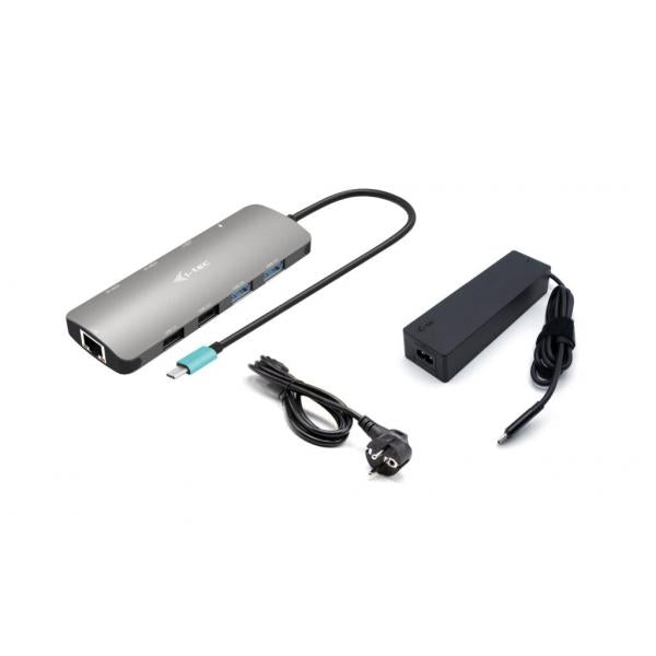 I-TEC USB-C METAL NANO 2X HDMI DOCKING STATION, PD 100W + CHARGER 100W [C31NANOHDM2D100]