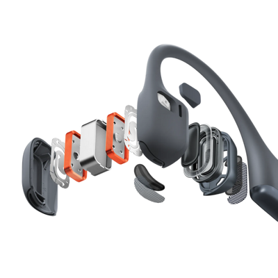 SHOKZ OpenRun Pro 2 Black Bluetooth Wireless Bone Conduction Headset. [S820-ST-BK]
