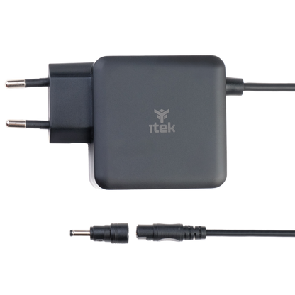 ITEK ALIMENTATORE UNIV. NOTEBOOK 65W 8 conn, GaN SUPER SLIM [ITNBAW65]
