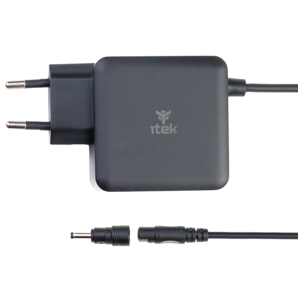 ITEK ALIMENTATORE UNIV. NOTEBOOK 65W 8 conn, GaN SUPER SLIM [ITNBAW65]