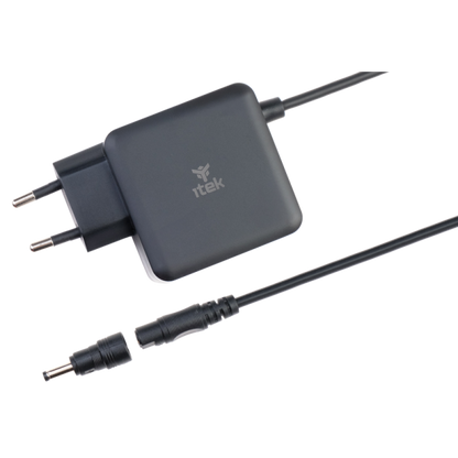 ITEK ALIMENTATORE UNIV. NOTEBOOK 65W 8 conn, GaN SUPER SLIM [ITNBAW65]