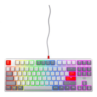 Cherry Xtrfy K4V2 RGB - Mechanical Gaming Keyboard - Wired - QWERTY - Retro [CX-K4V2-RGB-TKL-RETRO-R-U]