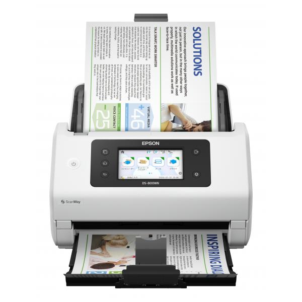 Epson WorkForce DS-800WN Sheet-fed scanner 600 x 600 DPI A4 White [B11B275401]
