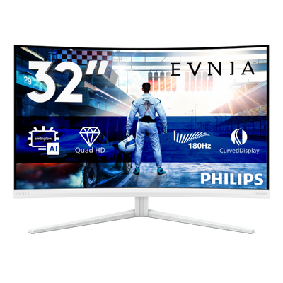 Philips Evnia 5000 32M2C5501/00 Monitor PC 80 cm (31.5") 2560 x 1440 Pixel Quad HD LCD Bianco [32M2C5501/00]
