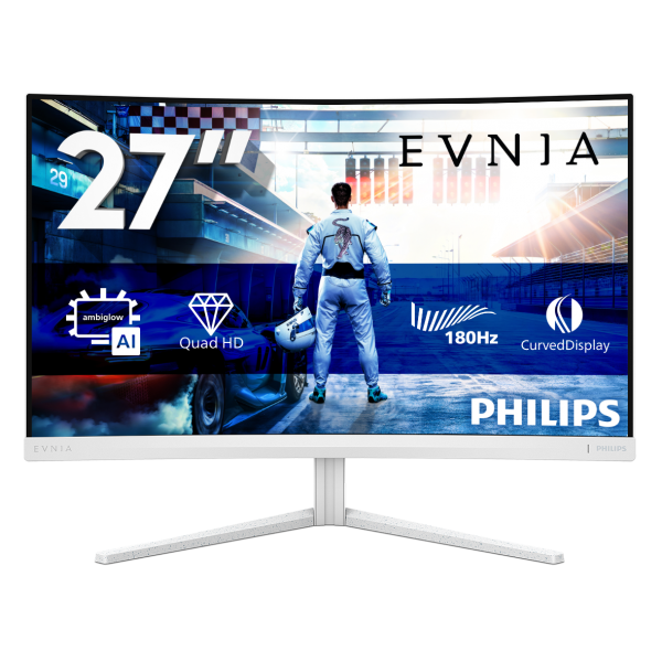 Philips Evnia Series - 27 inch Curved QHD Monitor - 2560x1440 - 180Hz [27M2C5501/00]