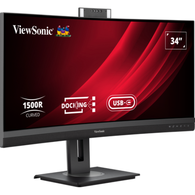 Viewsonic LED monitor VG3457CV 34 inch curved 2K - 21:9 350 nits - resp 5ms - incl 2x5W speakers + webcam 5Mp - USB-C [VG3457CV]