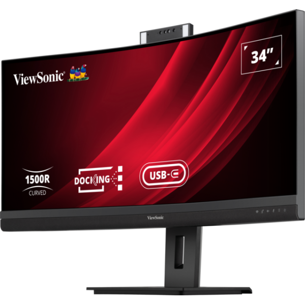 Viewsonic LED monitor VG3457CV 34 inch curved 2K - 21:9 350 nits - resp 5ms - incl 2x5W speakers + webcam 5Mp - USB-C [VG3457CV]