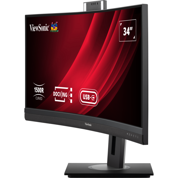 Viewsonic LED monitor VG3457CV 34 inch curved 2K - 21:9 350 nits - resp 5ms - incl 2x5W speakers + webcam 5Mp - USB-C [VG3457CV]