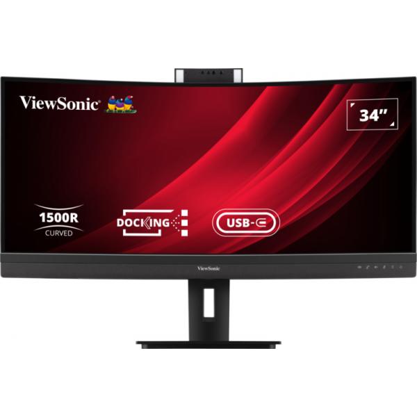 Viewsonic LED monitor VG3457CV 34 inch curved 2K - 21:9 350 nits - resp 5ms - incl 2x5W speakers + webcam 5Mp - USB-C [VG3457CV]