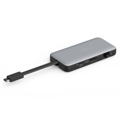 Digitus USB-C Travel Dockingstation - 7-Port - 1x HDMI - 3x USB 3.2 Gen 1 - 1x RJ45 - 1x SD - 1x MicroSD - 1x PD [DA-70916]