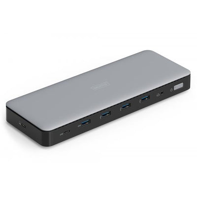 Digitus USB-C Multiport Dockingstation - 13 Port - 3x HDMI - 2x DP - 4x USB-A - 1x USB-C - 1x RJ45 - 1 DC - 1x Audio [DA-70918]