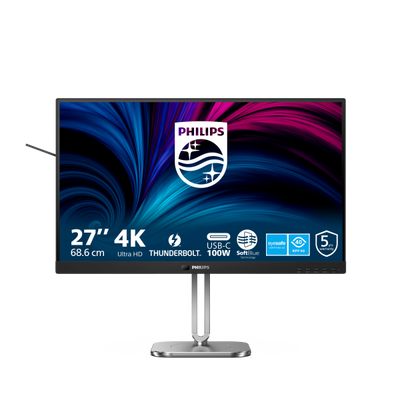 Philips 6000 Series - 27 inch - 3840x2160 - 4K UHD - USB-C - Thunderbolt [27B2U6903/00]