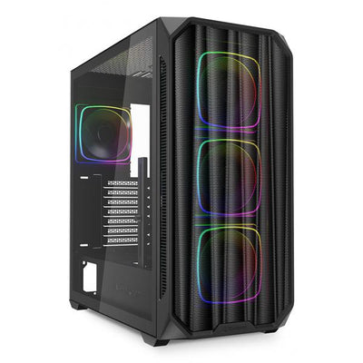 SHARKOON CASE AK5M RGB ATX BLACK [AK5M RGB ATX BLACK]
