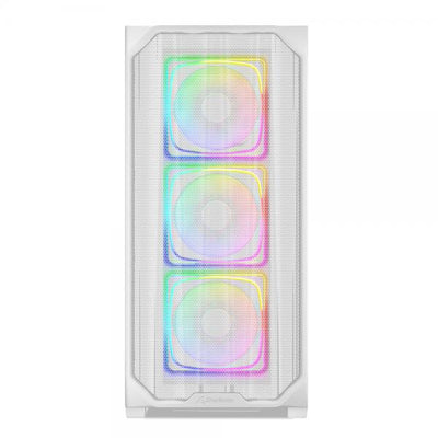 Sharkoon AK5M RGB Midi Tower Bianco [AK5MRGBWHITE]