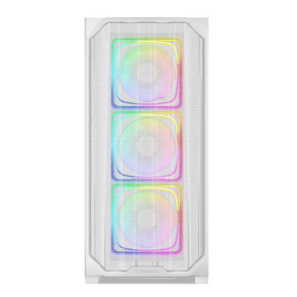 SHARKOON CASE AK5M RGB ATX WHITE [AK5M RGB ATX WHITE]