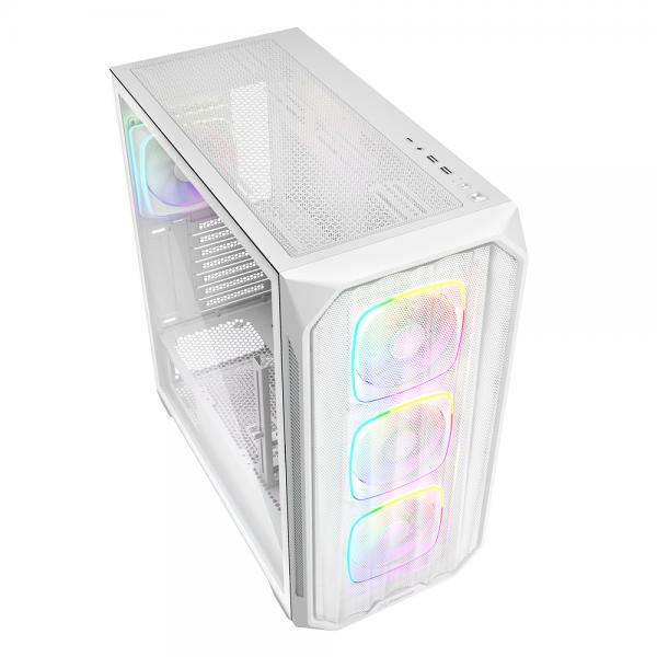 SHARKOON CASE AK5M RGB ATX WHITE [AK5M RGB ATX WHITE]