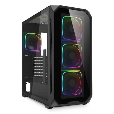 SHARKOON CASE AK5G RGB ATX BLACK [AK5G RGB ATX BLACK]