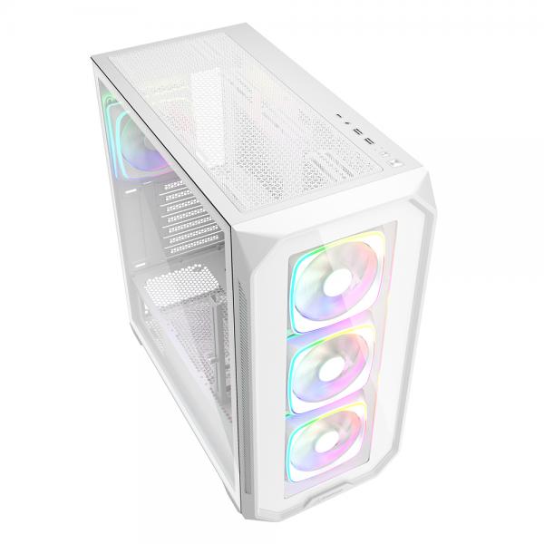 SHARKOON CASE AK5G RGB ATX WHITE [AK5G RGB ATX WHITE]