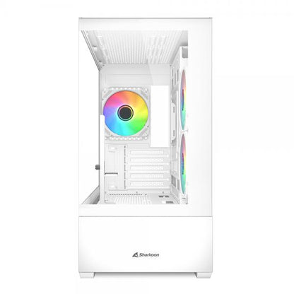 SHARKOON CASE MK6 RGB WHITE MICRO - ATX [MK6 RGB MATX WHITE]