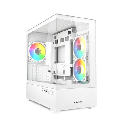 SHARKOON CASE MK6 RGB WHITE MICRO - ATX [MK6 RGB MATX WHITE]