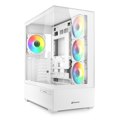 SHARKOON CASE AK6 RGB WHITE ATX [AK6 RGB ATX WHITE]