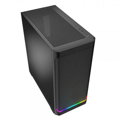 SHARKOON CASE AK4 ATX RGB STRIP BLACK [AK4 ATX BLACK]