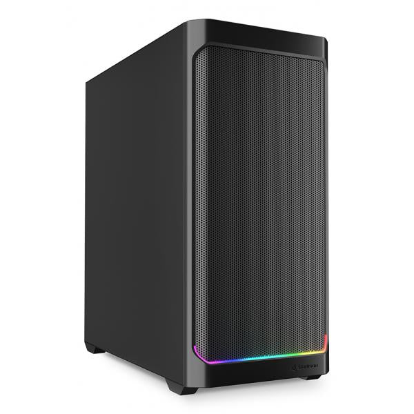 SHARKOON CASE AK4 ATX RGB STRIP BLACK [AK4 ATX BLACK]