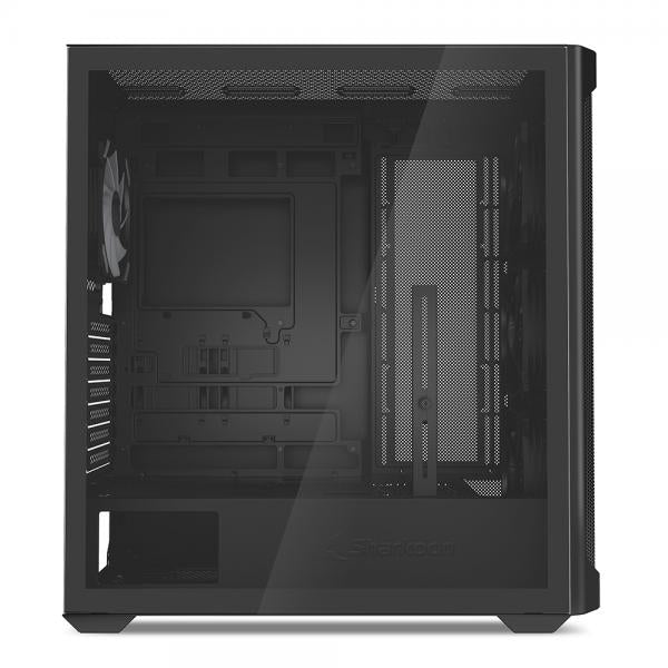 SHARKOON CASE AK4W ATX RGB STRIP BLACK [AK4W ATX BLACK]