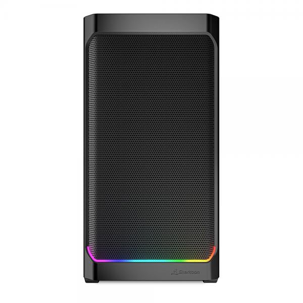 Sharkoon MK4W RGB Strip Micro Tower Nero [MK4WRGBSTRIPBLACK]