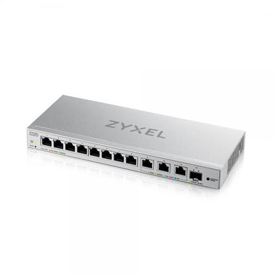 ZYXEL SWITCH SMART MANAGED 8X GB 3X 10MGBE 1X SFP+ 10GBE, - EASY MANAG, DESKTP/RACK [XGS1250-12-ZZ0102F]