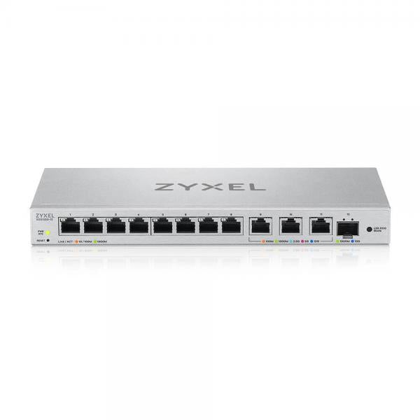 ZYXEL SWITCH SMART MANAGED 8X GB 3X 10MGBE 1X SFP+ 10GBE, - EASY MANAG, DESKTP/RACK [XGS1250-12-ZZ0102F]