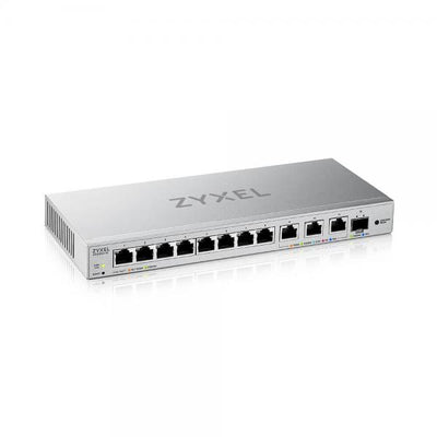 ZYXEL SWITCH SMART MANAGED 8X GB 3X 10MGBE 1X SFP+ 10GBE, - EASY MANAG, DESKTP/RACK [XGS1250-12-ZZ0102F]