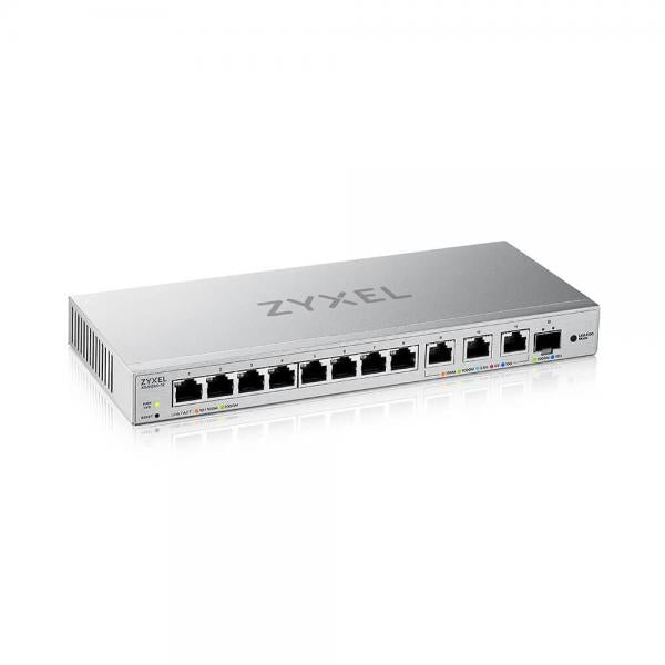 ZYXEL SWITCH SMART MANAGED 8X GB 3X 10MGBE 1X SFP+ 10GBE, - EASY MANAG, DESKTP/RACK [XGS1250-12-ZZ0102F]