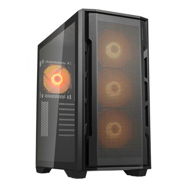 COUGAR CASE MID TOWER UNIFACE RGB BLK 3*120+120mm ARGB FAN [CGR-5C78B-RGB]