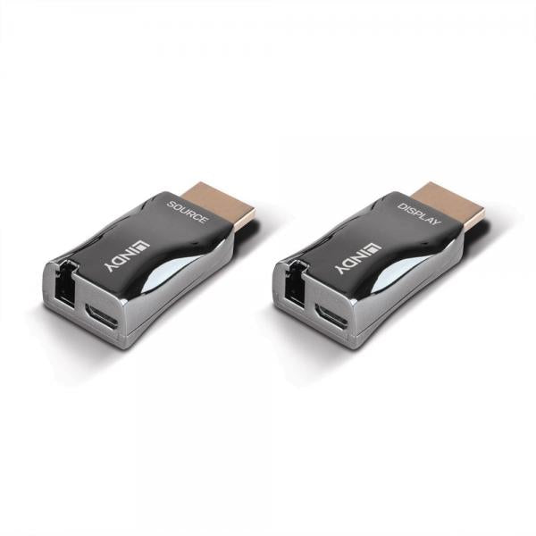 LINDY No. 38392 - Extender Dongle HDMI 4K60 su Fibra Ottica, 300m [LIN-38392]