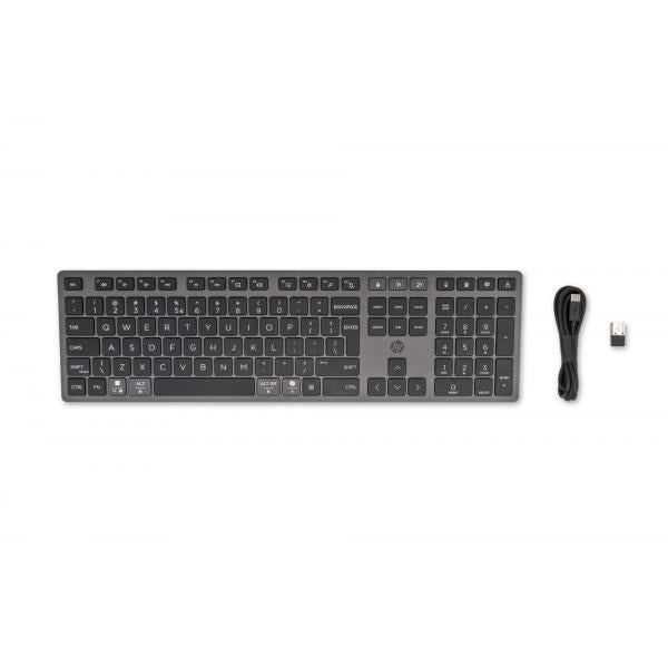Hp 720 Multi-Device Rechargeable Wireless Keyboard (9T5B1AA) - QWERTY [9T5B1AA#ABB]