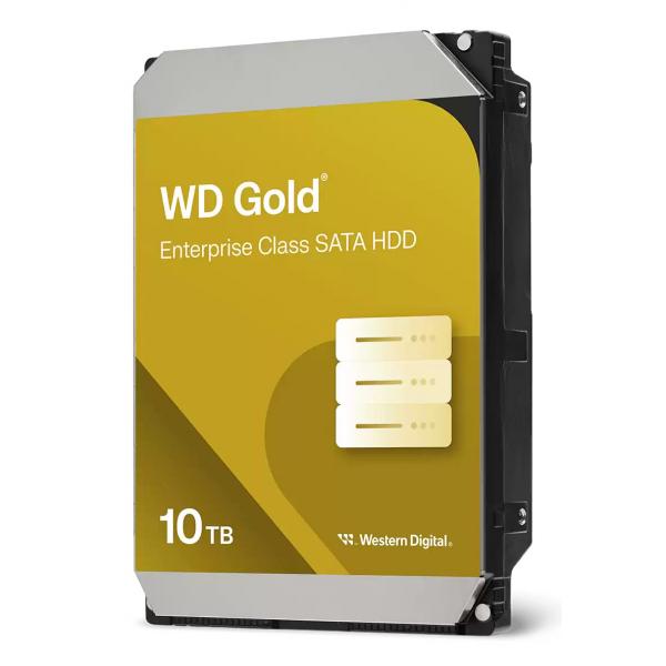 Western Digital Gold WD103KRYZ disco rigido interno 10 TB 7200 Giri/min 512 MB 3.5" Serial ATA III [WD103KRYZ]