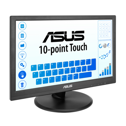 ASUS MONITOR TOUCH 15,6 LED TN 16:9 1366X768 220 CDM, VGA/HDMI, 10 TOCCHI [VT169HE]