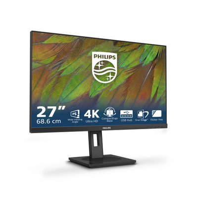 PHILIPS MONITOR 27 LED IPS 4K UHD 4MS 350 CDM, PIVOT, DP/HDMI, MULTIMEDIALE [27B1N3800]
